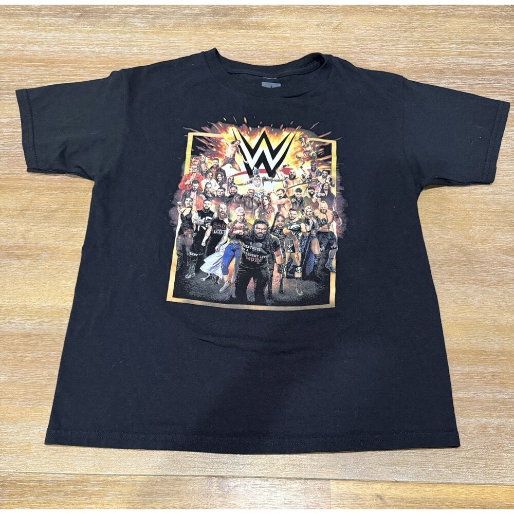 WWE Shirt Kids Youth Boys Medium Reigns, Rhodes, Judgement Day I Was There